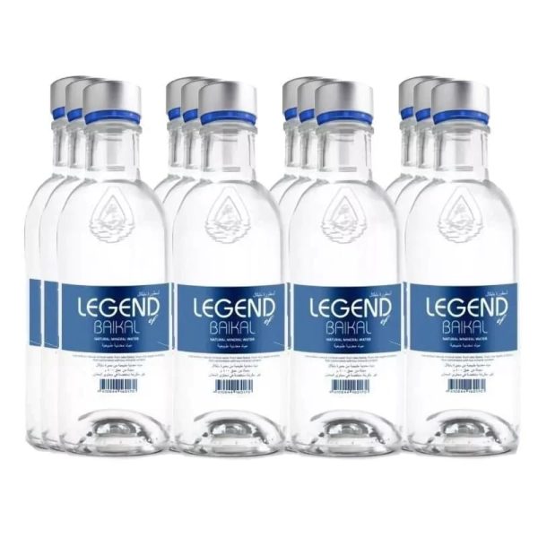 Legend of Baikal Natural Still Mineral Water, 12 × 330ml Glass Bottles
